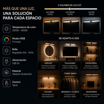 Barra de Luz LED RGB Inteligente