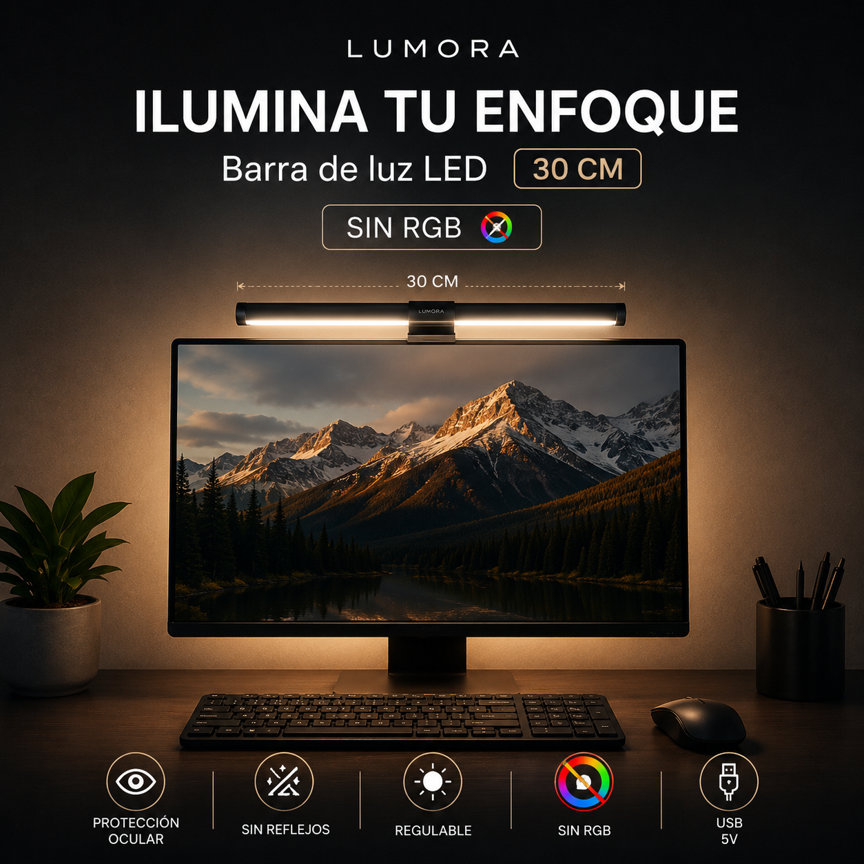 Barra de Luz LED RGB Inteligente